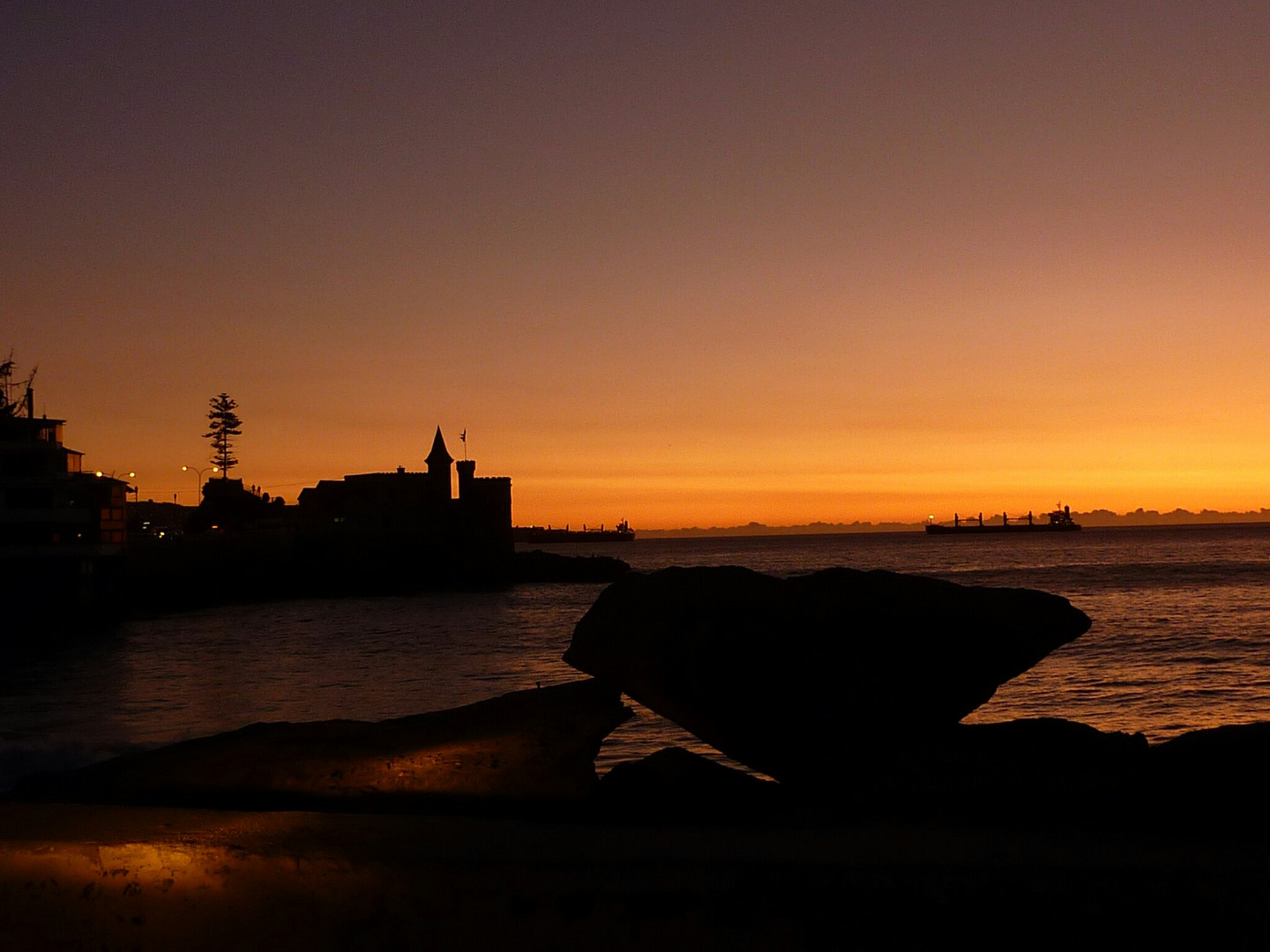 Sonnenuntergang Viña del  Mar 