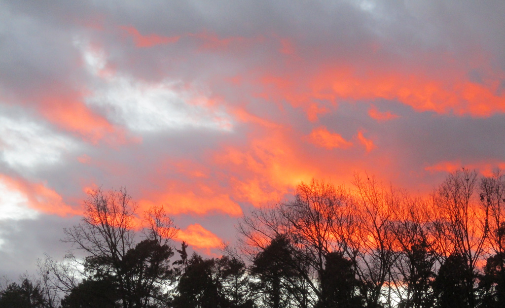 Sonnenuntergang vom 17.1.2022