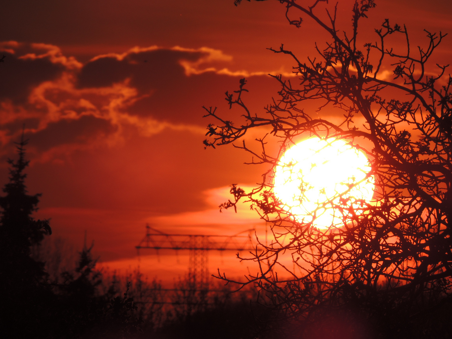 Sonnenuntergang vom 23.04.2012