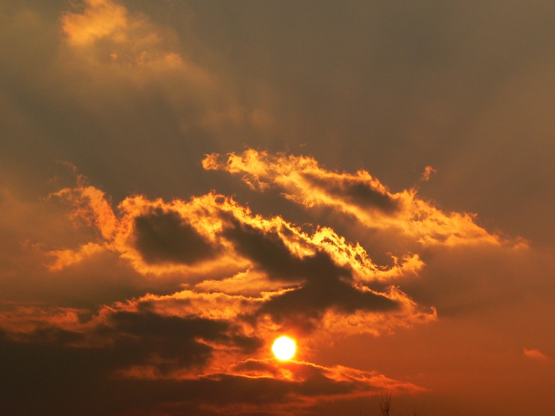 Sonnenuntergang vom 25 Jan