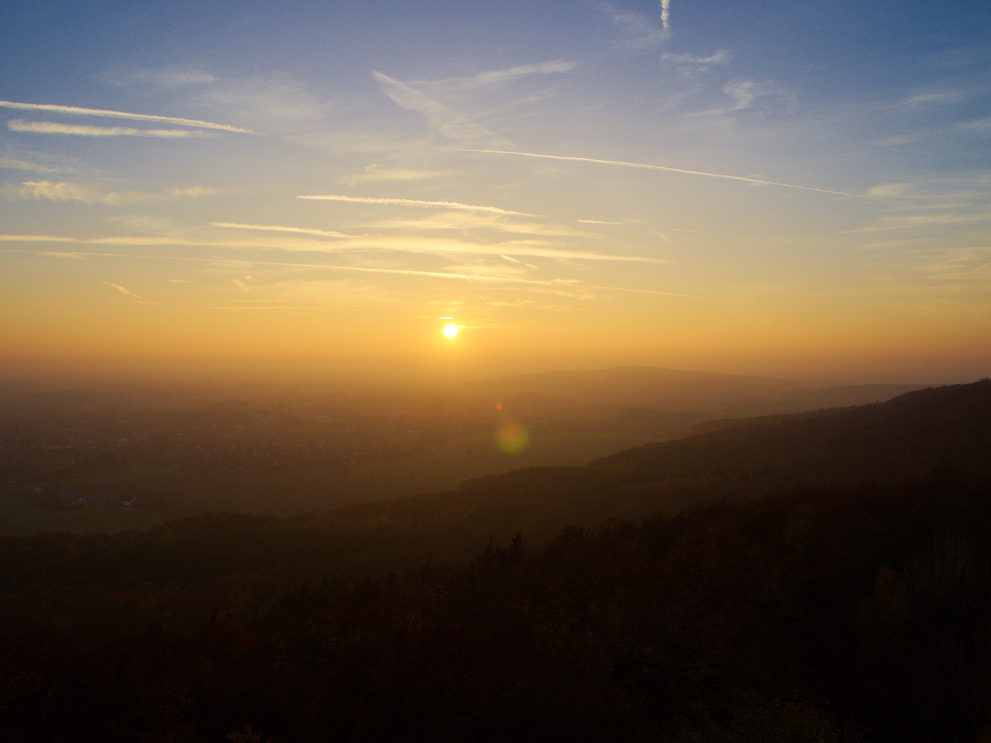 Sonnenuntergang vom Aussichtsturm