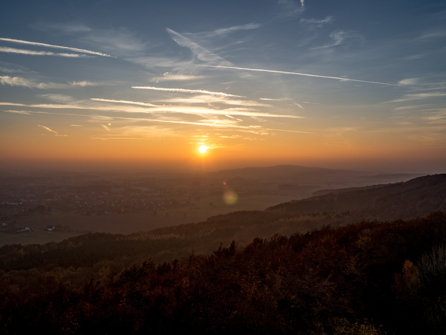 Sonnenuntergang vom Aussichtsturm 2