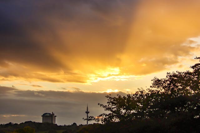 Sonnenuntergang vom Lohrberg 