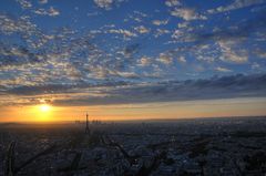 Sonnenuntergang vom Mont Parnasse