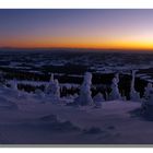 Sonnenuntergang vom Mühlviertel aus