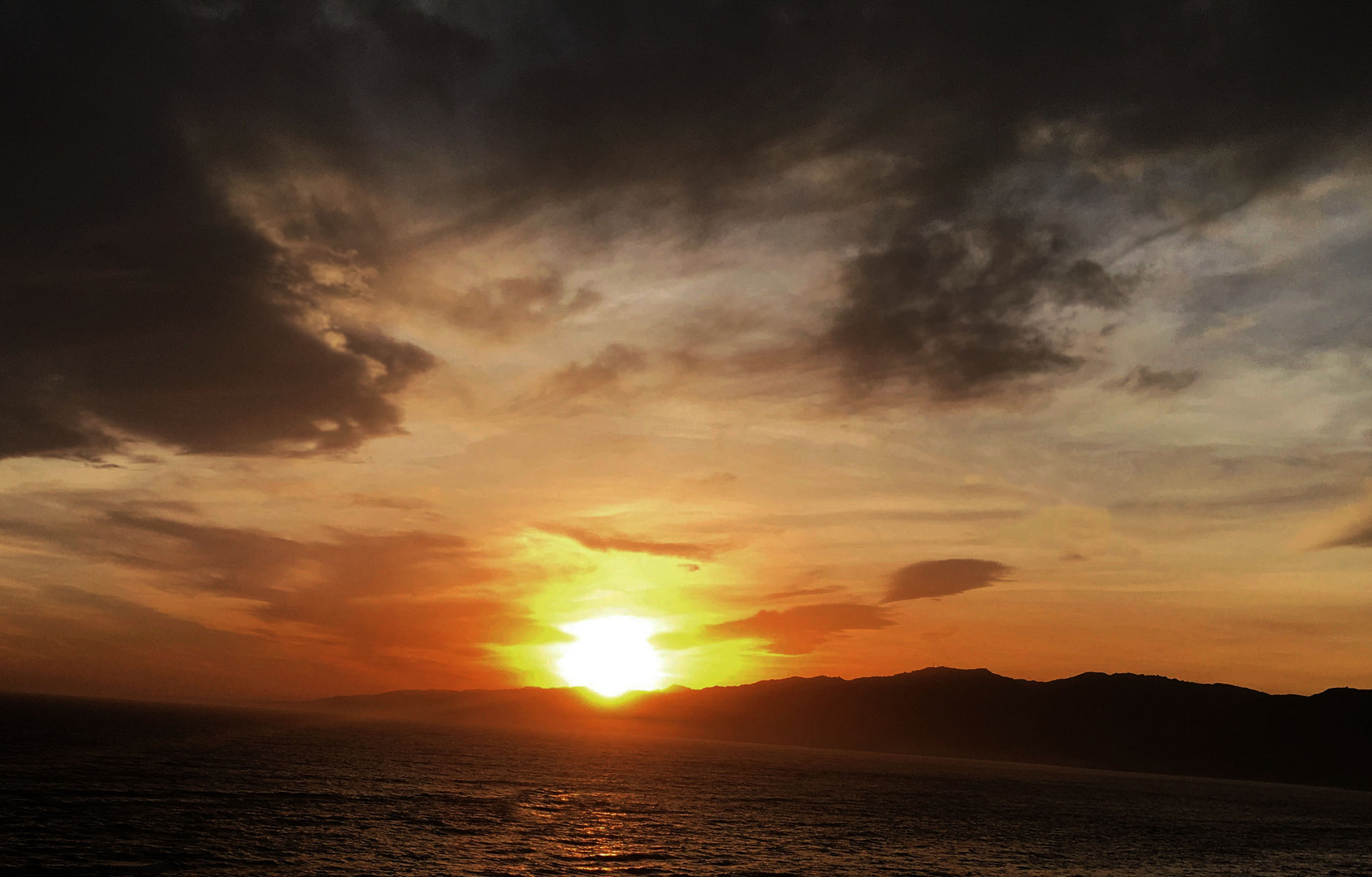 Sonnenuntergang vom Santa Monica Pier