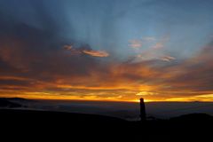 Sonnenuntergang vom Schauinsland