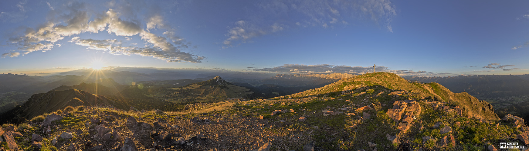 Sonnenuntergang vom Schwarzhorn