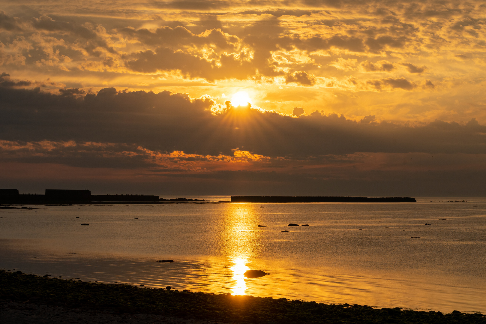 Sonnenuntergang vom Unterland aus