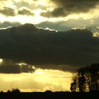 Sonnenuntergang von der Autobahn aus 1