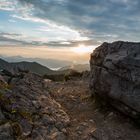 Sonnenuntergang von der Brecherspitz