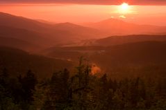 Sonnenuntergang von der Hindenburgkanzel