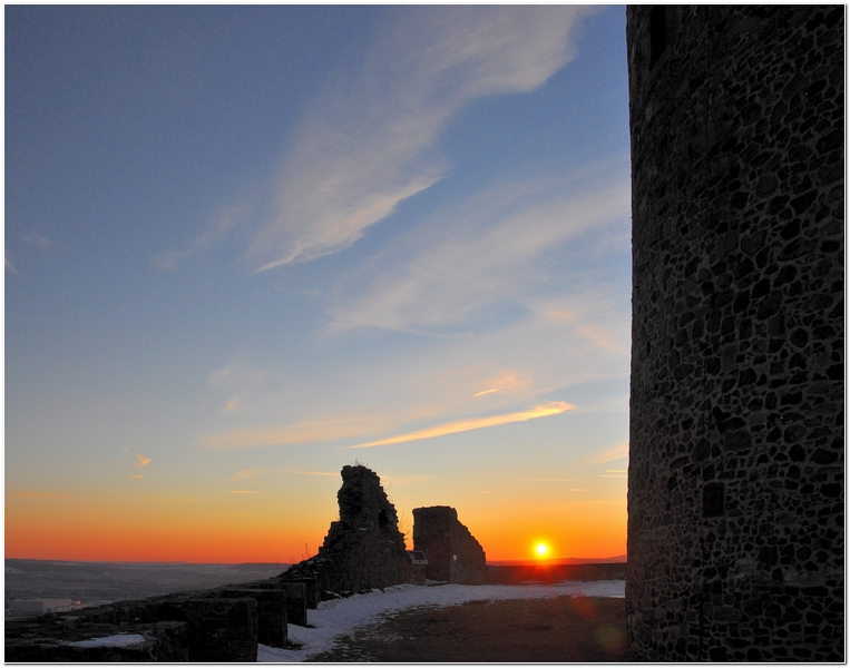 Sonnenuntergang von der Hohenburg