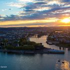 Sonnenuntergang von Deutsche Eck Koblenz