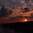 Sonnenuntergang von Dockland Hamburg