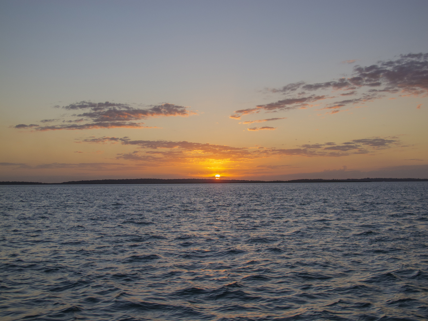 Sonnenuntergang von Fraser Island