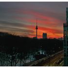 Sonnenuntergang von meine Fenster.