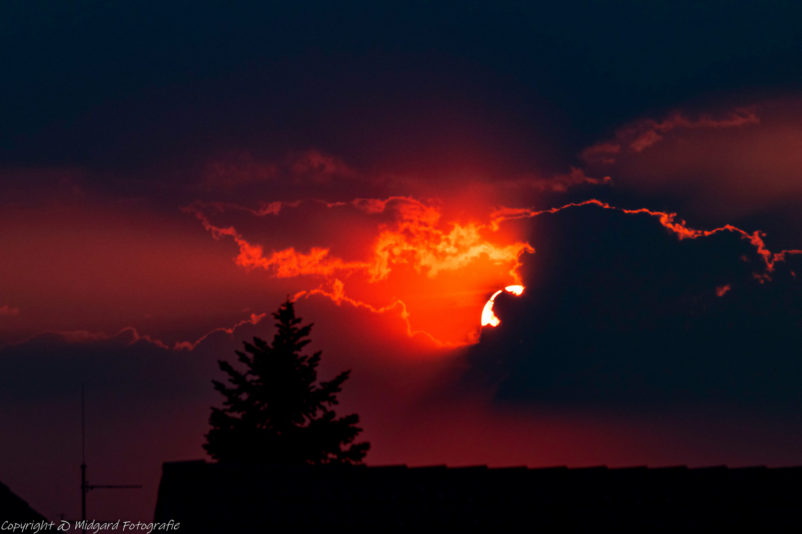 Sonnenuntergang von meinem Balkon