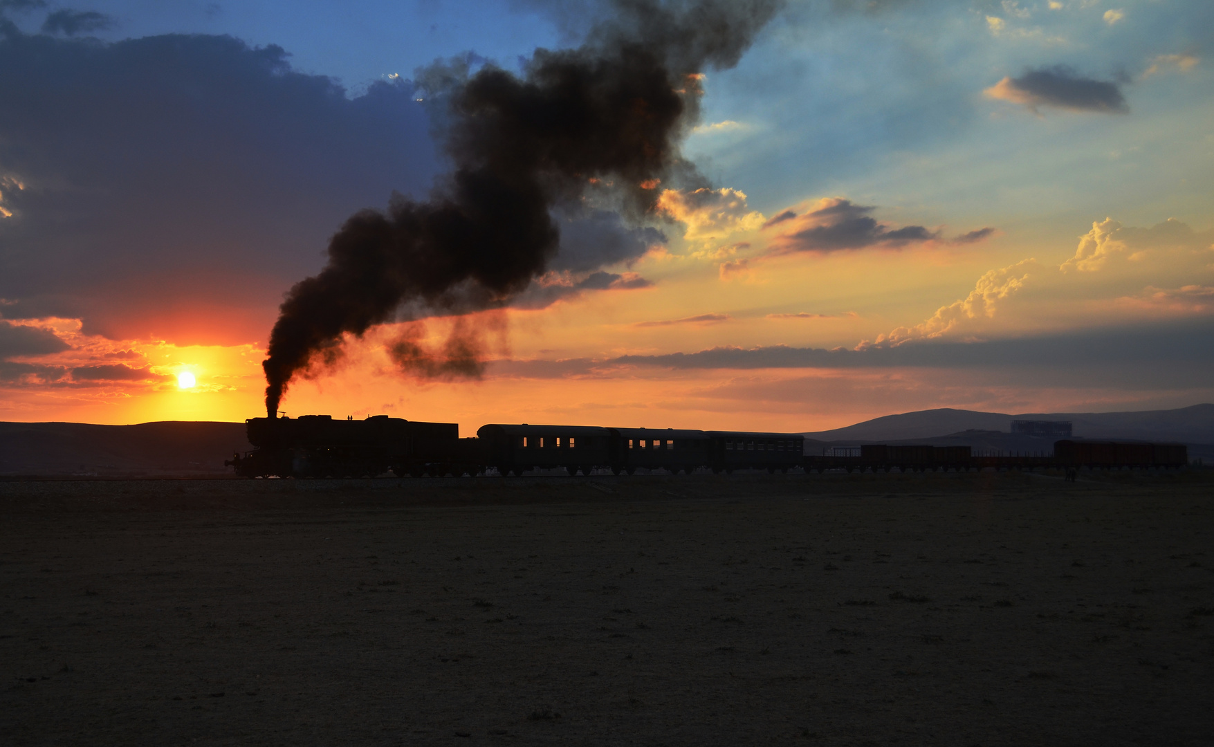 Sonnenuntergang vor Afyon I