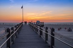 Sonnenuntergang vor Amrum