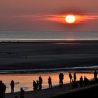 Sonnenuntergang vor Borkum