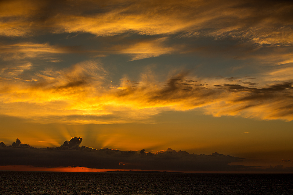 Sonnenuntergang vor Bornholm