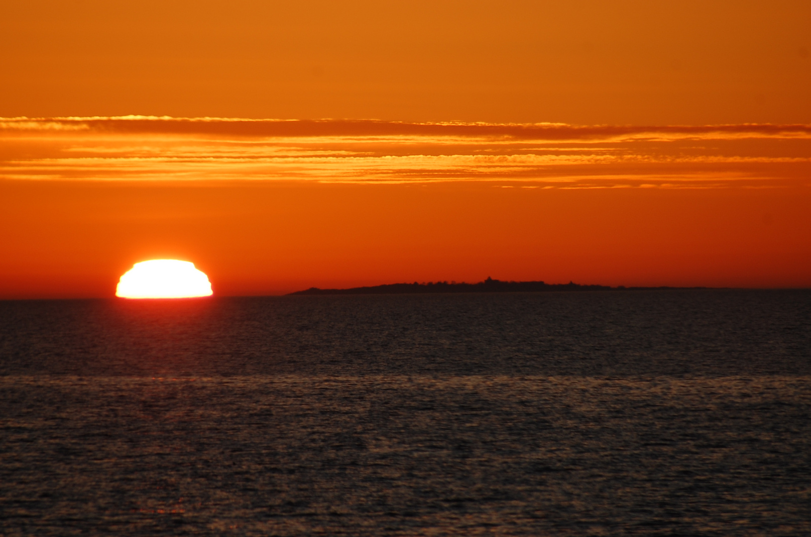 Sonnenuntergang vor Bornholm