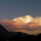 Sonnenuntergang vor dem Gewitter