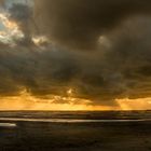 Sonnenuntergang vor dem Sturm