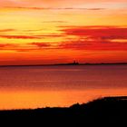 Sonnenuntergang vor der Insel Fehmarn