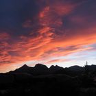 Sonnenuntergang vor einem Gewitter