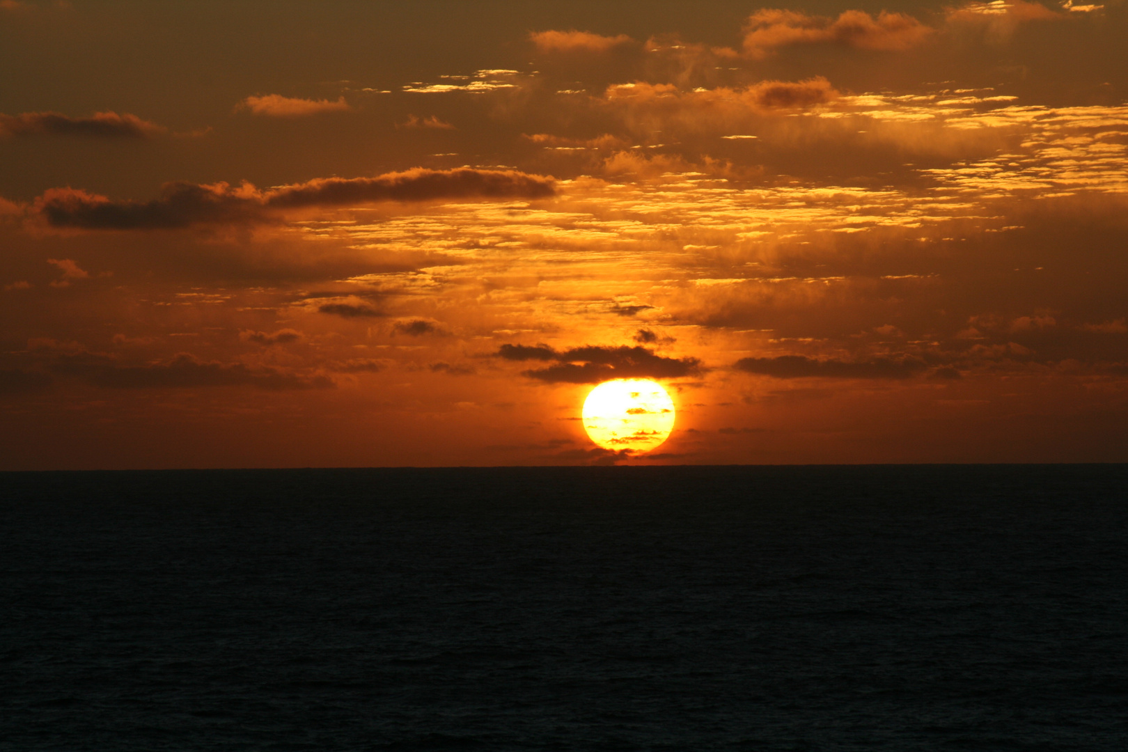 Sonnenuntergang vor Funchal / Madeira