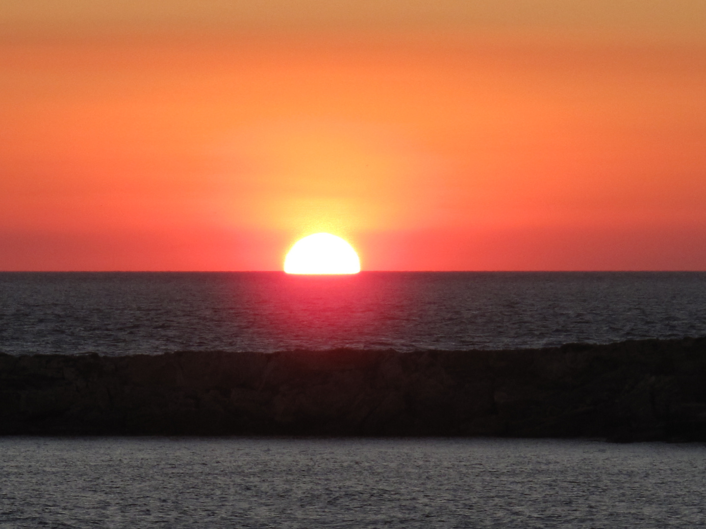 Sonnenuntergang vor Gallipoli (Apulien)