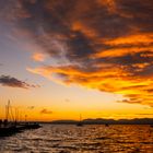 Sonnenuntergang vor Gewitter Gardasee