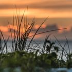 Sonnenuntergang vor Helgoland