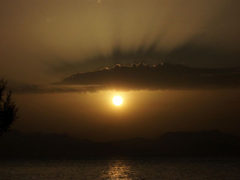 Sonnenuntergang vor la Victoria