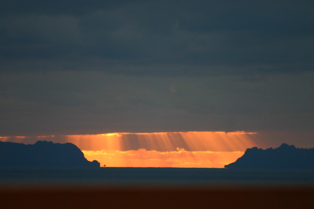 Sonnenuntergang vor Madeira