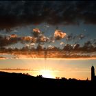 Sonnenuntergang vor meinem Haus