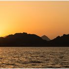 Sonnenuntergang vor Muscat (Oman)