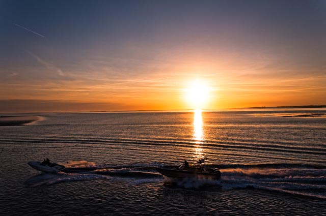 Sonnenuntergang vor Norderney 2