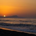 Sonnenuntergang vor Rethymnon