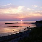 Sonnenuntergang vor Rügen