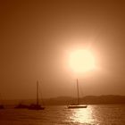 Sonnenuntergang vor Saint Tropez