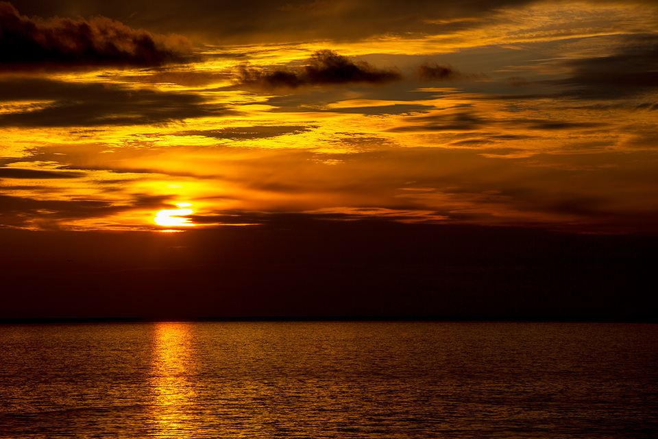 Sonnenuntergang vor Sankt Petersburg