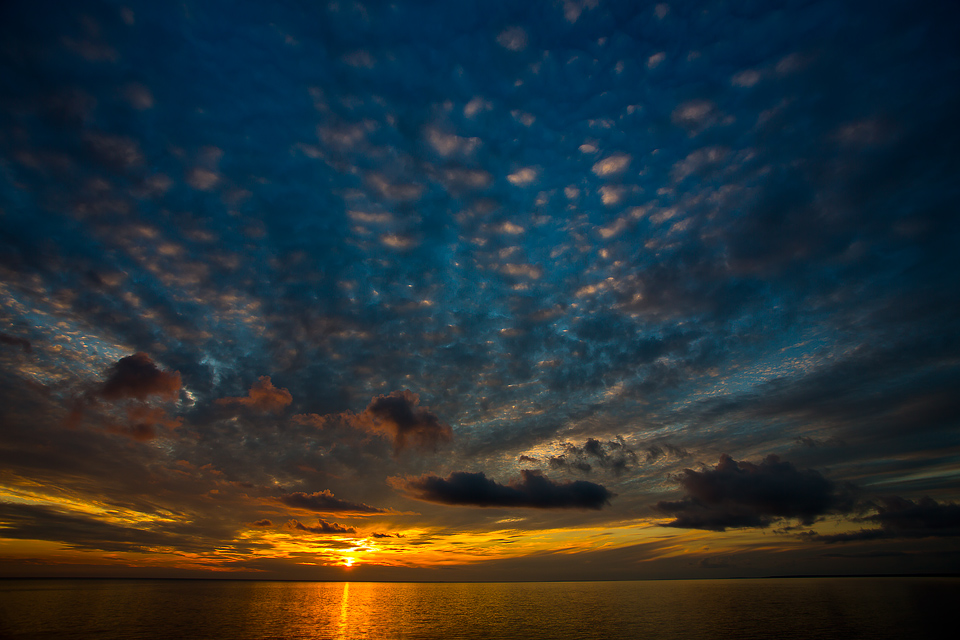 Sonnenuntergang vor Sankt Petersburg