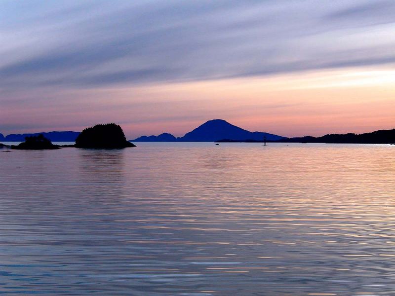 Sonnenuntergang vor Stavang