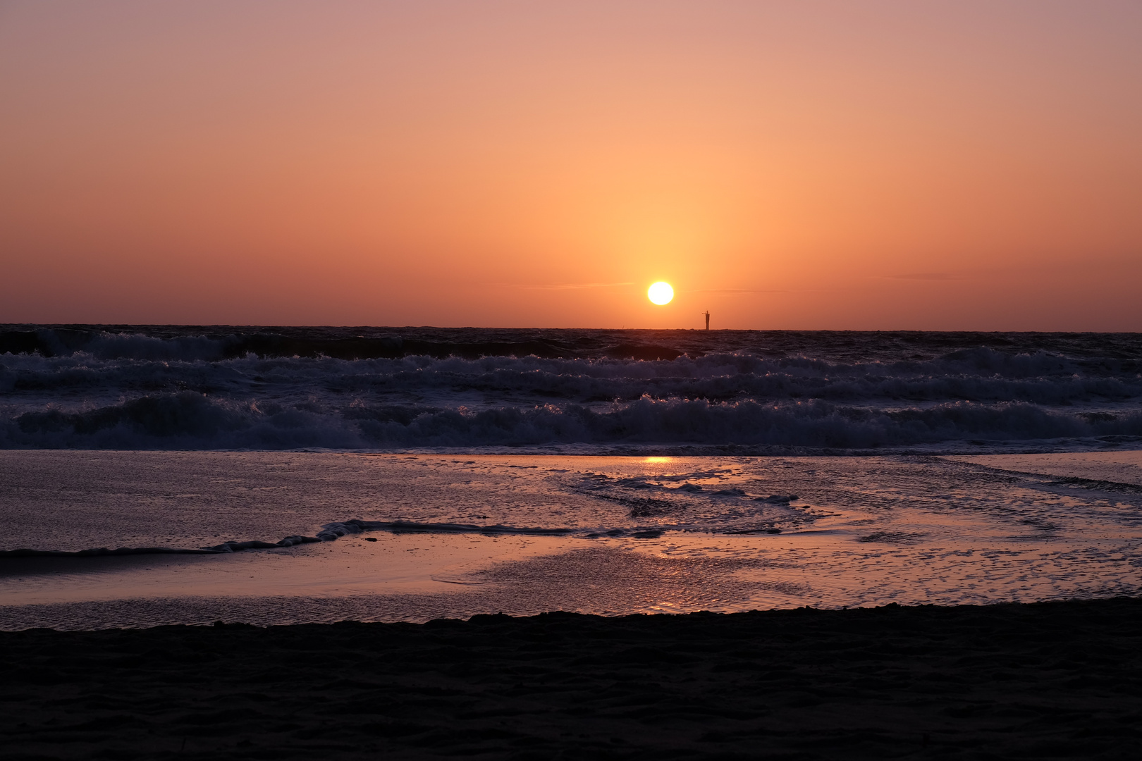 Sonnenuntergang vor Sylt