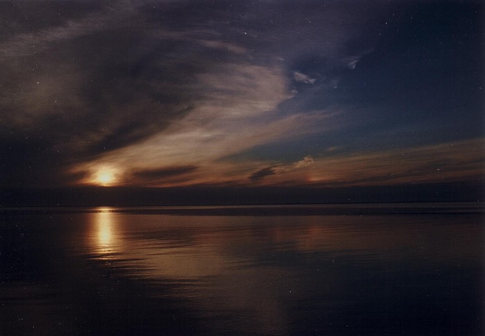 Sonnenuntergang vor Sylt