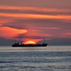 Sonnenuntergang vor Texel