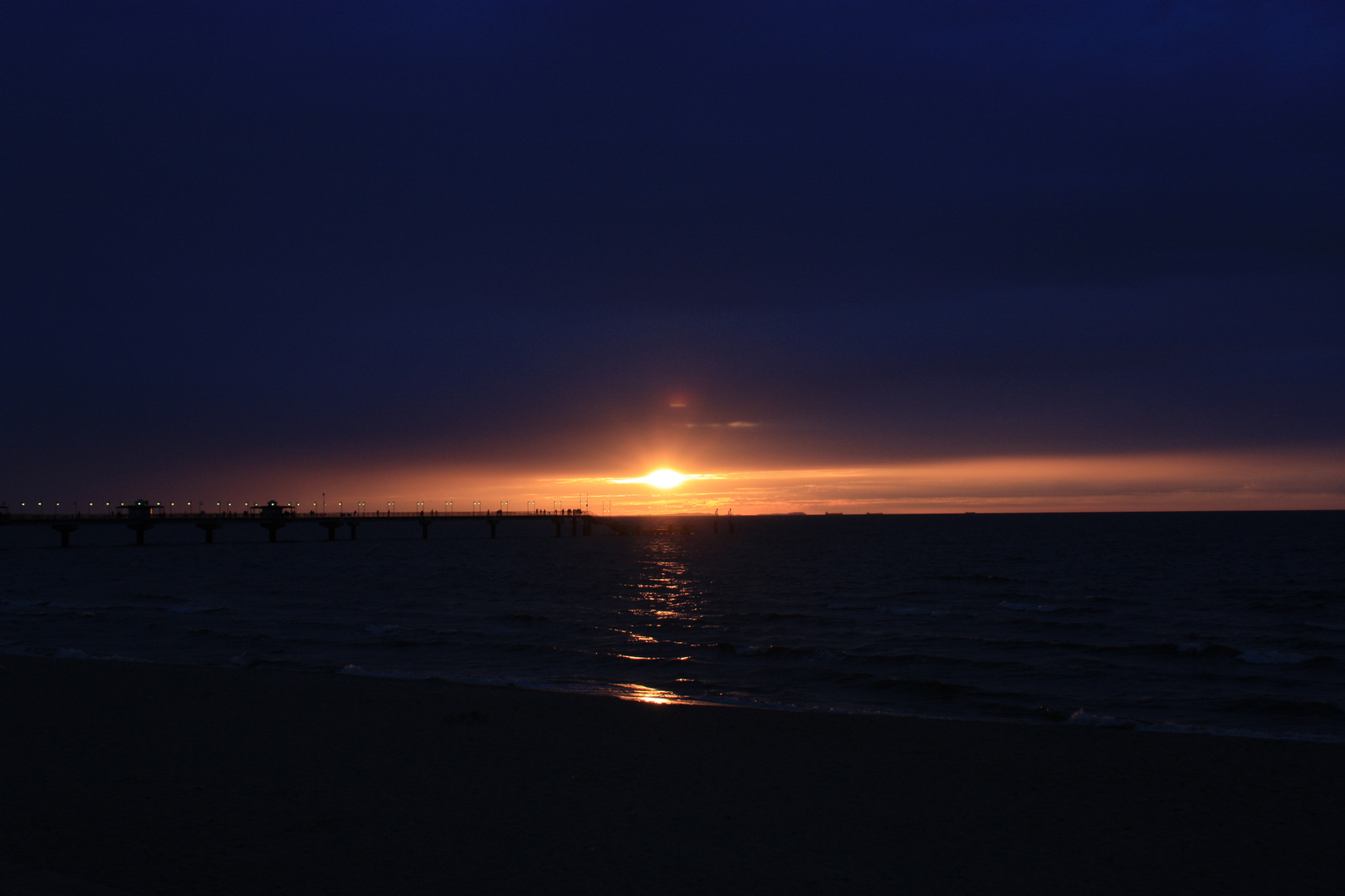 Sonnenuntergang vor Usedom